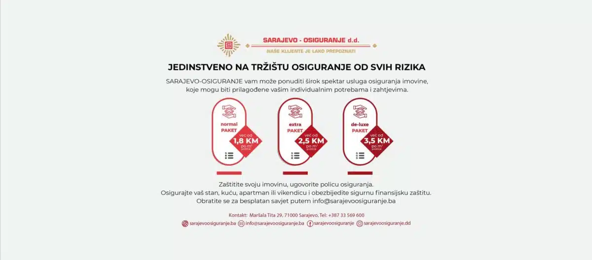 SARAJEVO OSIGURANJE DD Sarajevo