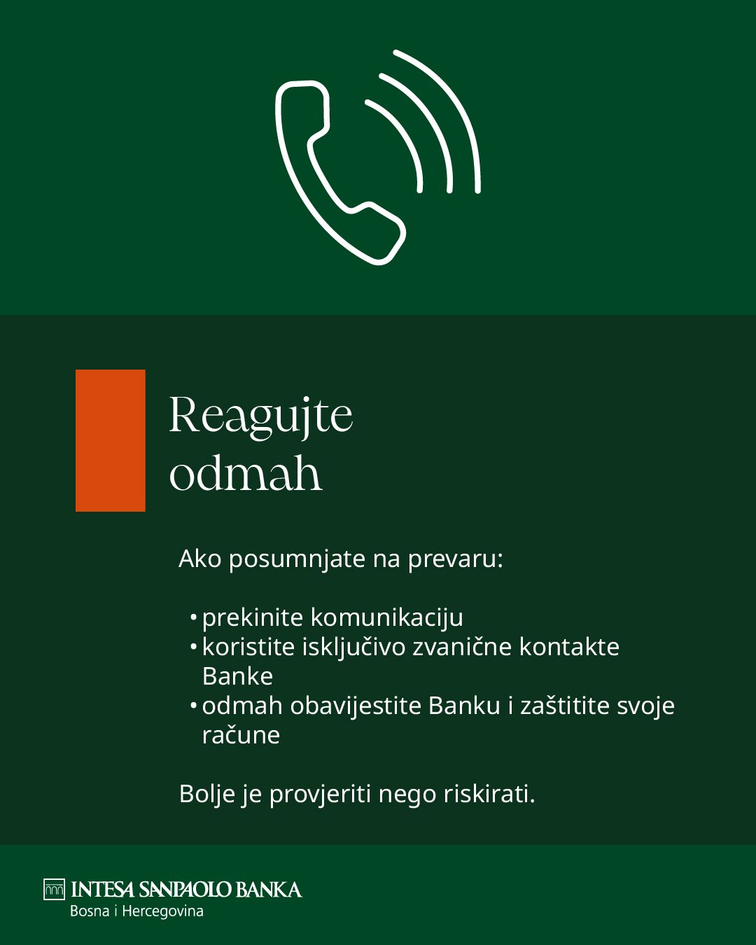 INTESA SANPAOLO BANKA d.d. Sarajevo